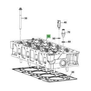 Chiuloasă motor JCB DieselMax 3CX 4CX – 320/02906 | Performanță maximă și durabilitate - imagine 2