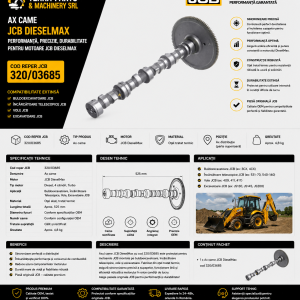 Ax distribuție motor JCB pentru utilaje