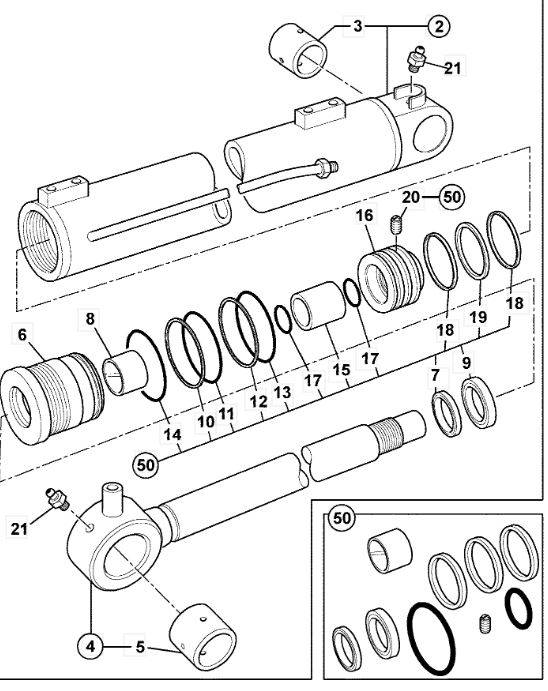 Cilindri ridicare brat JCB 803ZTS 576/60212