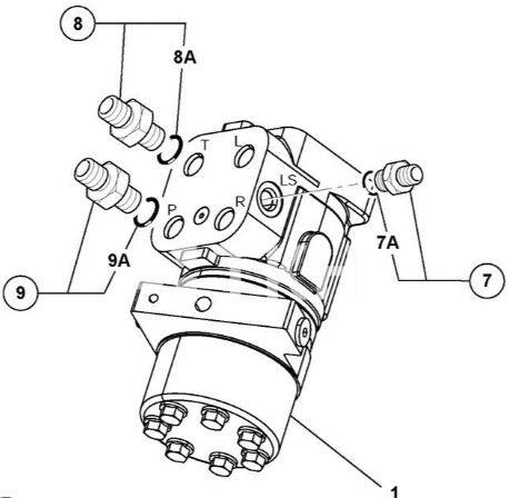 Unitate de virare Danfoss JCB 332/W1524