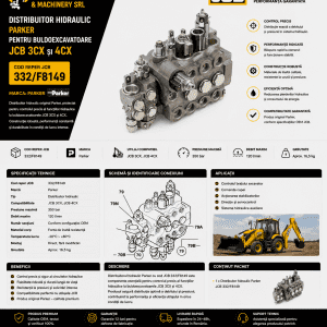 Valvă hidraulică JCB 4CX profesională