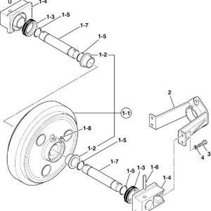Roată Ghidaj Șenilă Excavator JCB – Idler 332/F3460