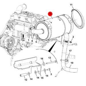 Protecție Termică Miniexcavator JCB – 401/Y2942