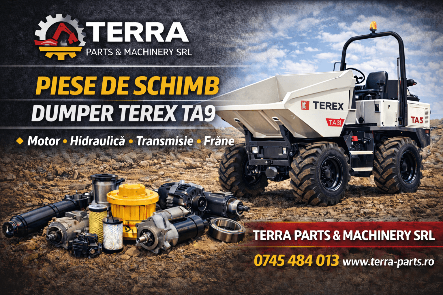 Piese de schimb Dumper Terex TA9