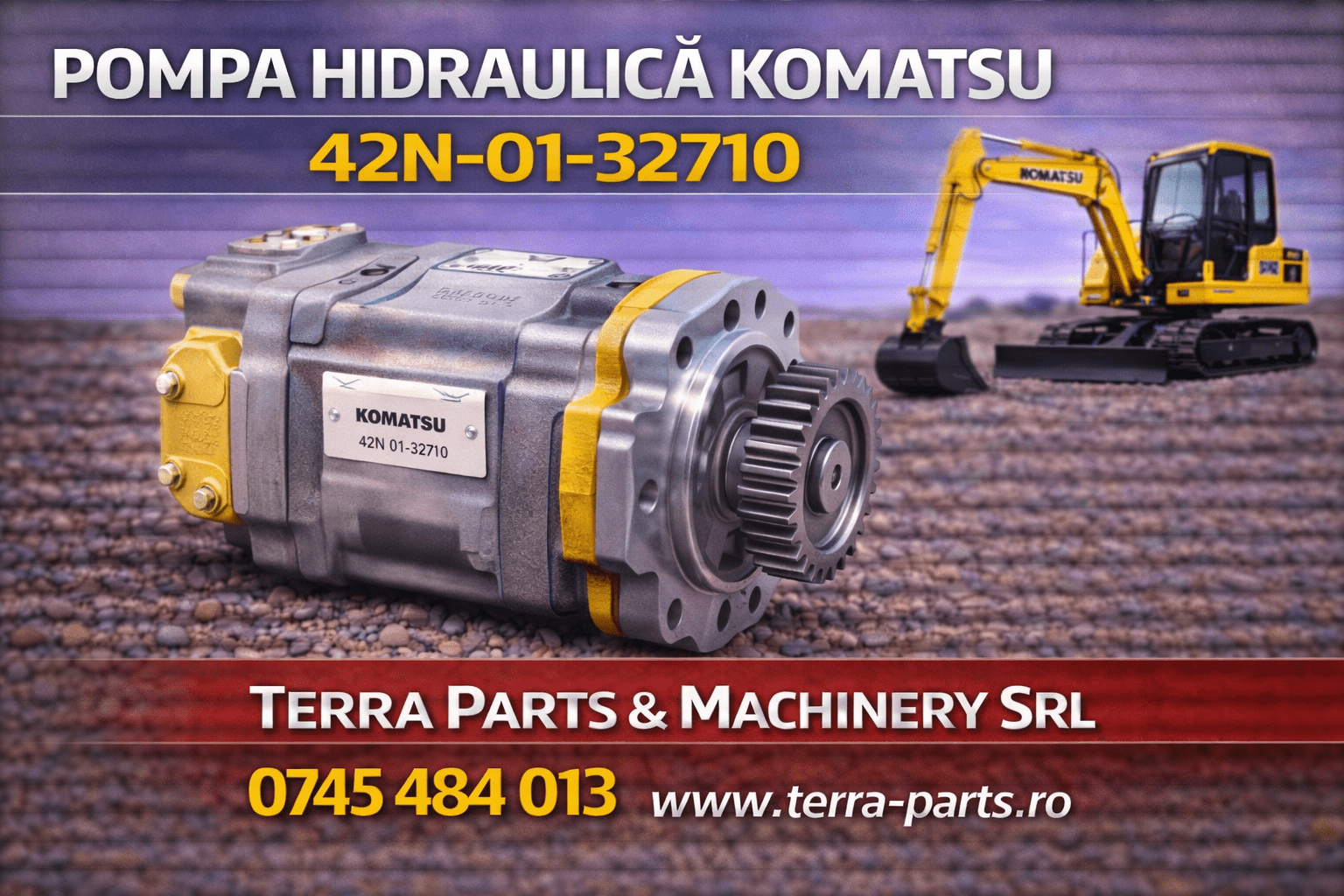Pompa hidraulică Komatsu 42N-01-32710