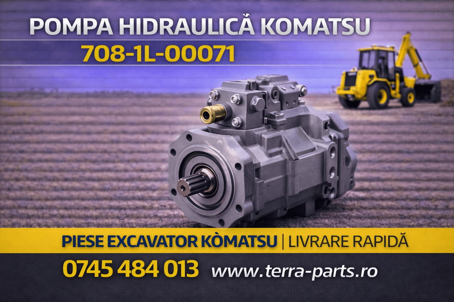 Pompa hidraulică Komatsu 708-1L-00071