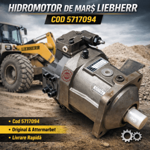 hidromotor de marș Liebherr 5717094 pentru încărcătoare, piesă de schimb hidraulică utilaje construcții