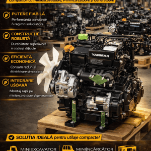 motor diesel Yanmar 3TNV76 miniincarcator