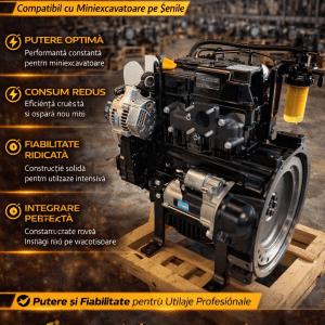 motor YANMAR 3TNV76 nou diesel