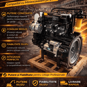 ISUZU 3CC1 miniexcavator