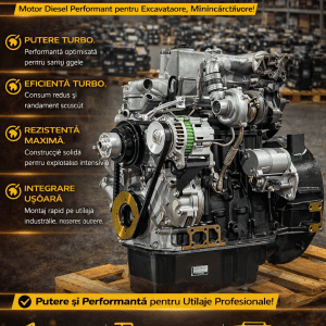 motor 4LE1 Turbo pentru excavatoare și generatoare