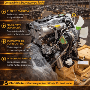 Motor ISUZU 4JJ1 nou pentru utilaje construcții