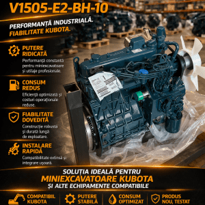 Kubota V1505 miniexcavator