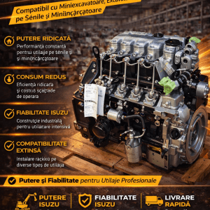 motor ISUZU 4LE1 nou depozit utilaje