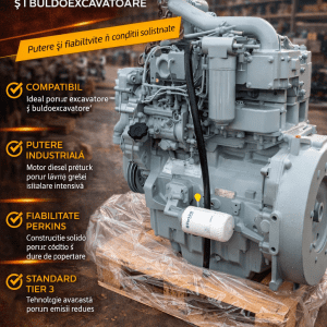motor diesel Perkins AGRI Tier 3 pentru utilaje grele