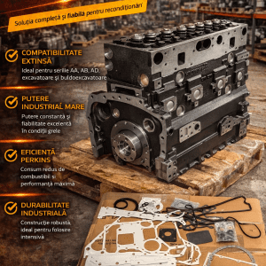 motor Perkins buldoexcavator 1004.4T