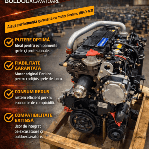 motor diesel Perkins 1104D industrial nou