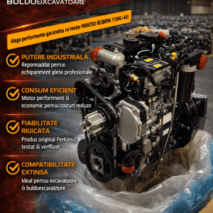motor Perkins 1104C-44 pentru excavator MANITOU