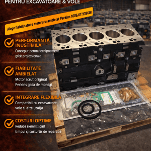 Motor ambielat Perkins 1006.6T compatibil YA YB YD