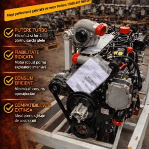 motor diesel Perkins buldoexcavator