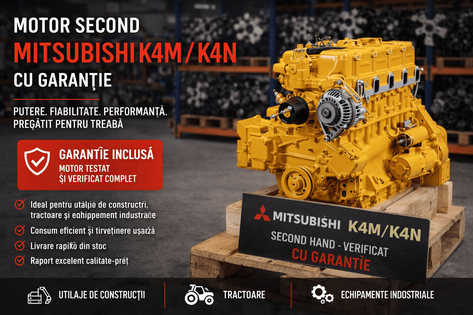 motor diesel K4M K4N utilaje