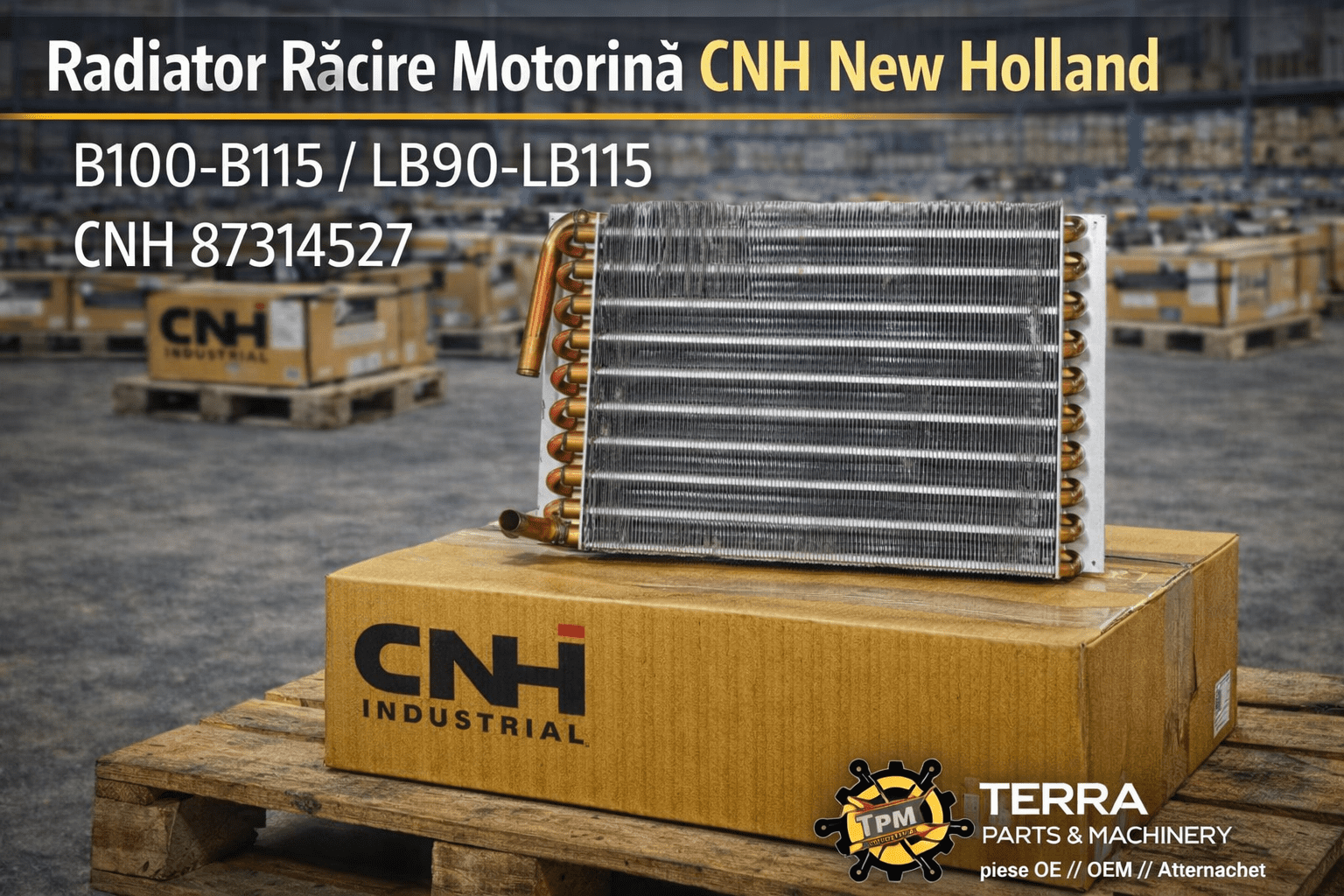 radiator combustibil New Holland buldoexcavator