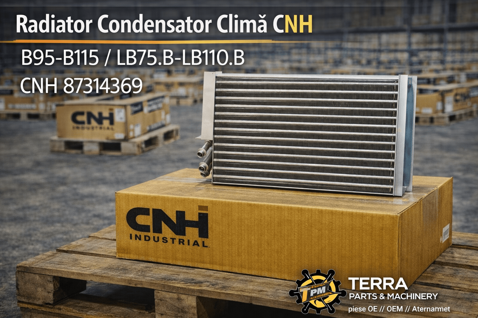 radiator condensator CNH 87314369