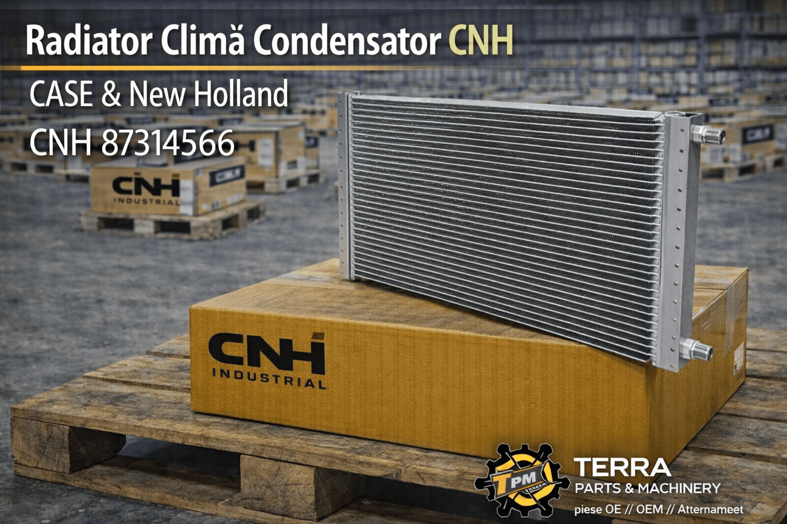 condensator aer conditionat Case New Holland 87314566