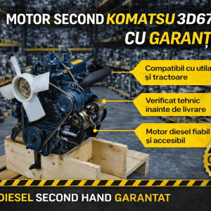 motor Komatsu 3D67 utilaje constructii