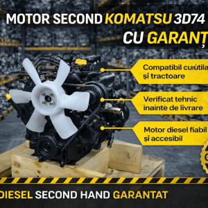 motor Komatsu 3D74 utilaje constructii