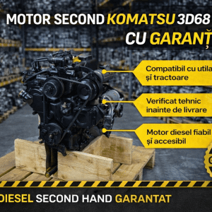 motor Komatsu 3D68 utilaje constructii