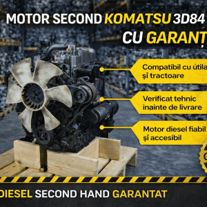 motor Komatsu 3D84 utilaje constructii