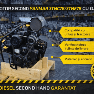 motor Yanmar 3TNC78 3TNE78 second cu garantie