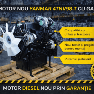 motor Yanmar 4TNV98-T nou cu garantie