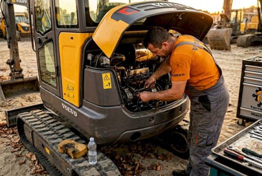 Piese miniexcavatoare Volvo: ghid pentru proprietari