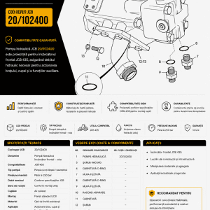Pompă hidraulică JCB cod 20/102400
