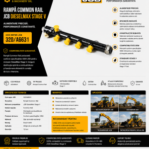 Rampă injecție combustibil JCB cod 320/A6631