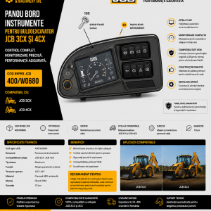 Panou instrumente JCB cod 400/W0680