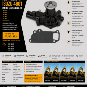 Pompa răcire JCB cod 02/801373