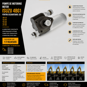 Pompa alimentare combustibil JCB cod 17/924500