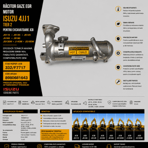 Cooler EGR JCB cod 332/F7717