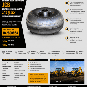 Convertor transmisie JCB cod 04/600868