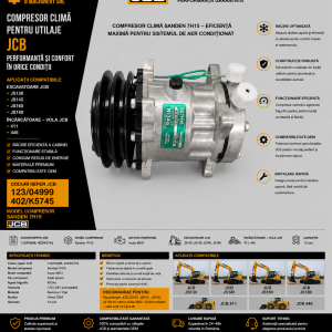 Compresor aer condiționat JCB cod 123/04999