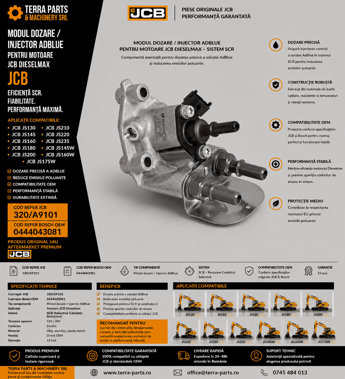 Modul dozare AdBlue Bosch 0444043081