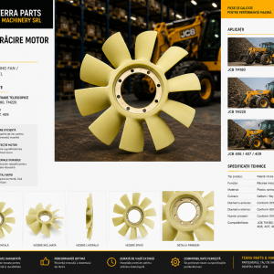 Ventilator motor JCB pentru utilaje compacte
