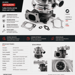 Turbo Isuzu FHR55 pentru motor diesel