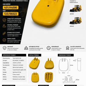 Placă stabilizator JCB cod 401/H4096