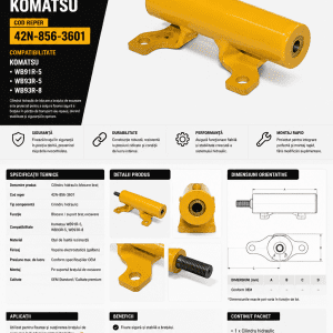 Cilindru suport braț Komatsu pentru buldoexcavator