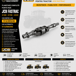 Planetară completă JCB 914/W5246 pentru tractor JCB Fastrac 4160