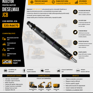 Injector original JCB 320/A6670 pentru motor DieselMax Common Rail